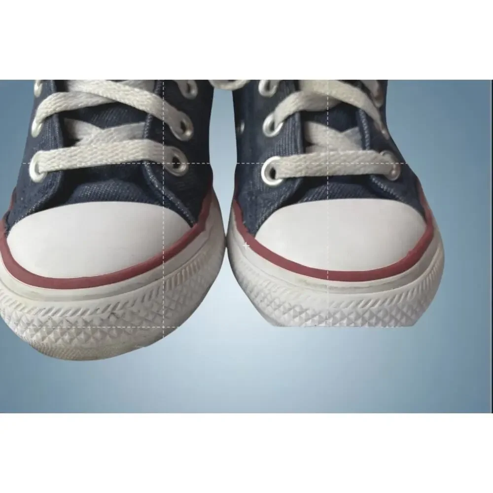 Converse All Star Shoes Low Chucks Gray Canvas Boys Size 11.5 Chuck Taylor